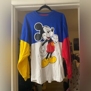 Disneyland Paris “Euro Disney” Mickey Mouse Spirit Jersey - Blue, Red, Yellow